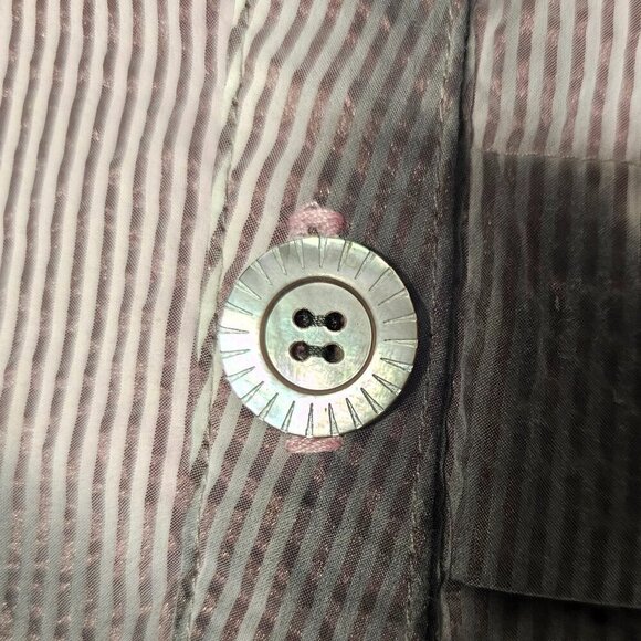 Dress to Kill Women Top Tunic Blouse Shirt One Size Tied Dye Button Up Long/Slee - Picture 12 of 15